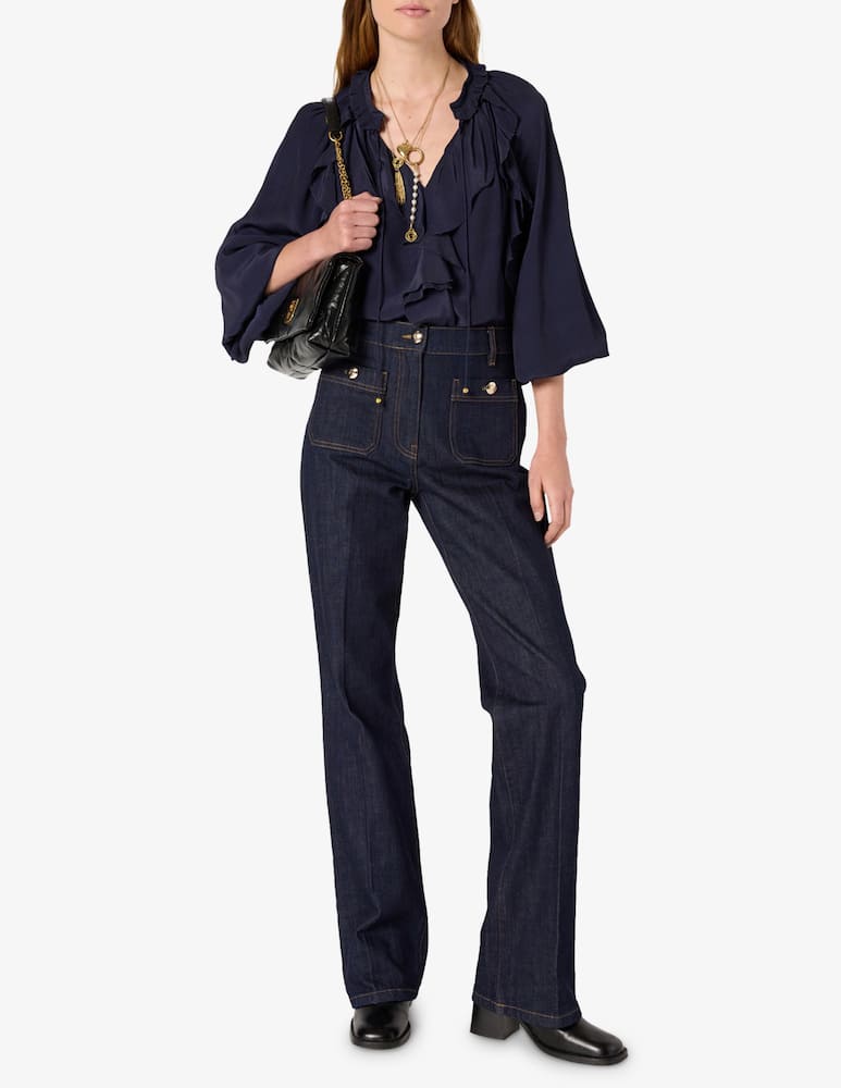 Gerard Darel Blusa con balze Agnella - immagine 2 Gerard Darel Blusa con balze Agnella - immagine 2