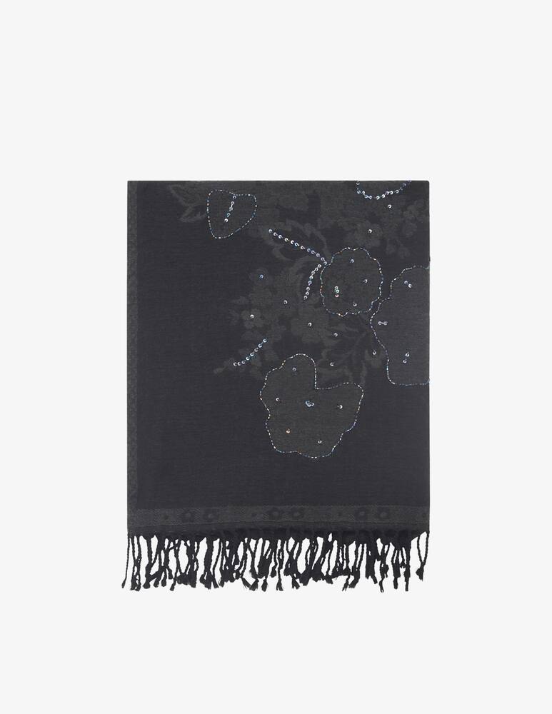 rinascente Gerard Darel Rosetta embellished scarf