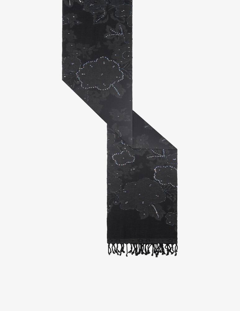 rinascente Gerard Darel Rosetta embellished scarf