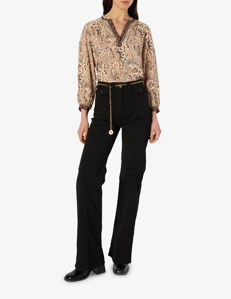 rinascente Gerard Darel Blusa fantasia paisley Amaya