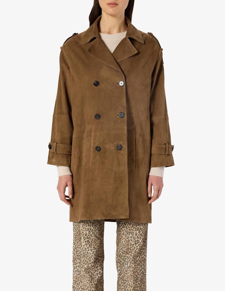 rinascente Gerard Darel Cappotto in pelle Manon