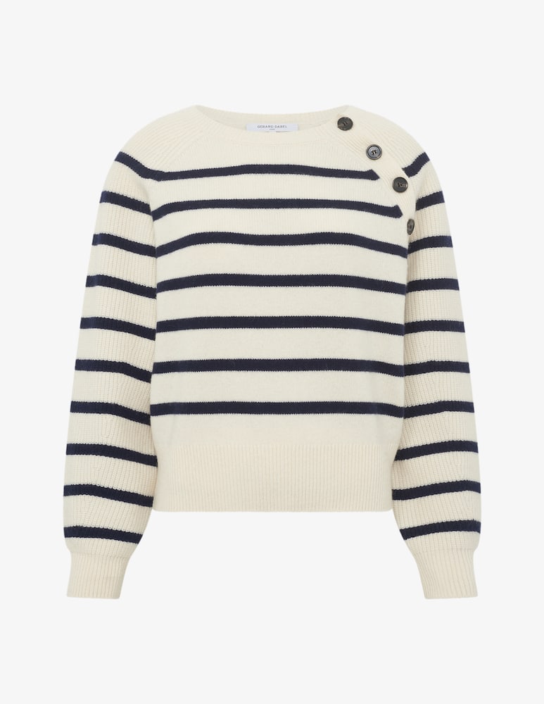 rinascente Gerard Darel Edith striped button pullover