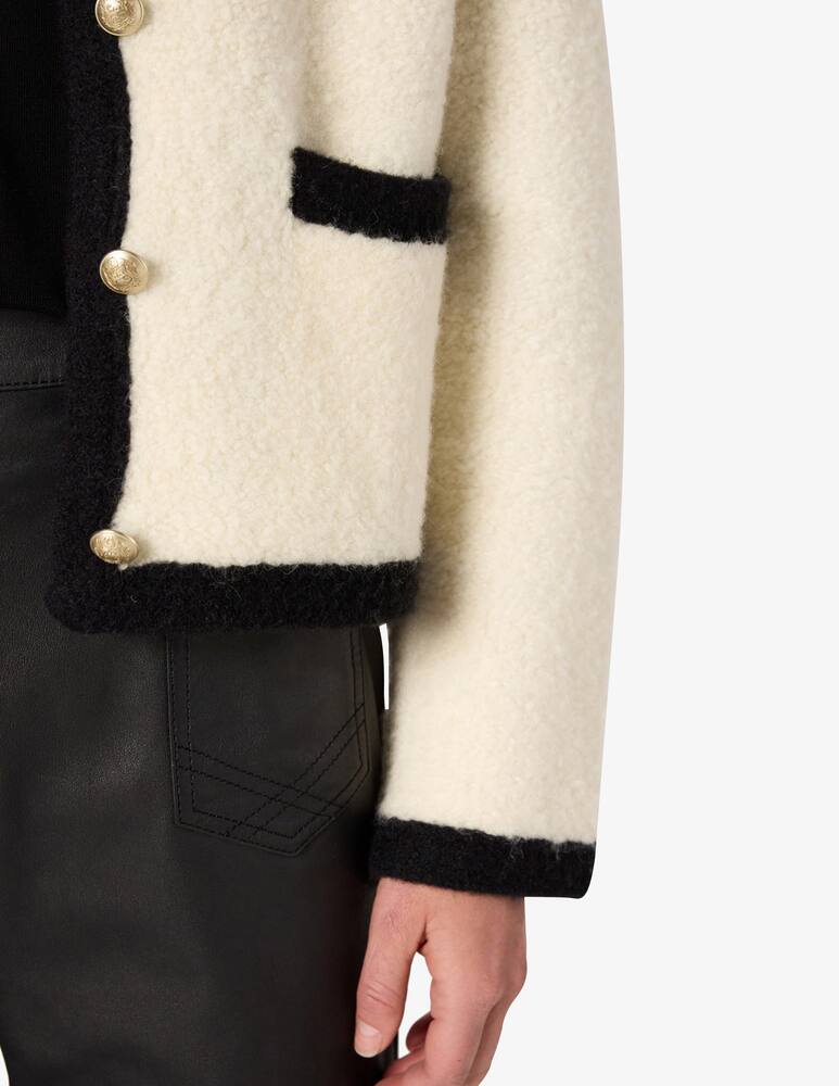 rinascente Gerard Darel Ewa buttoned bouclé cardigan