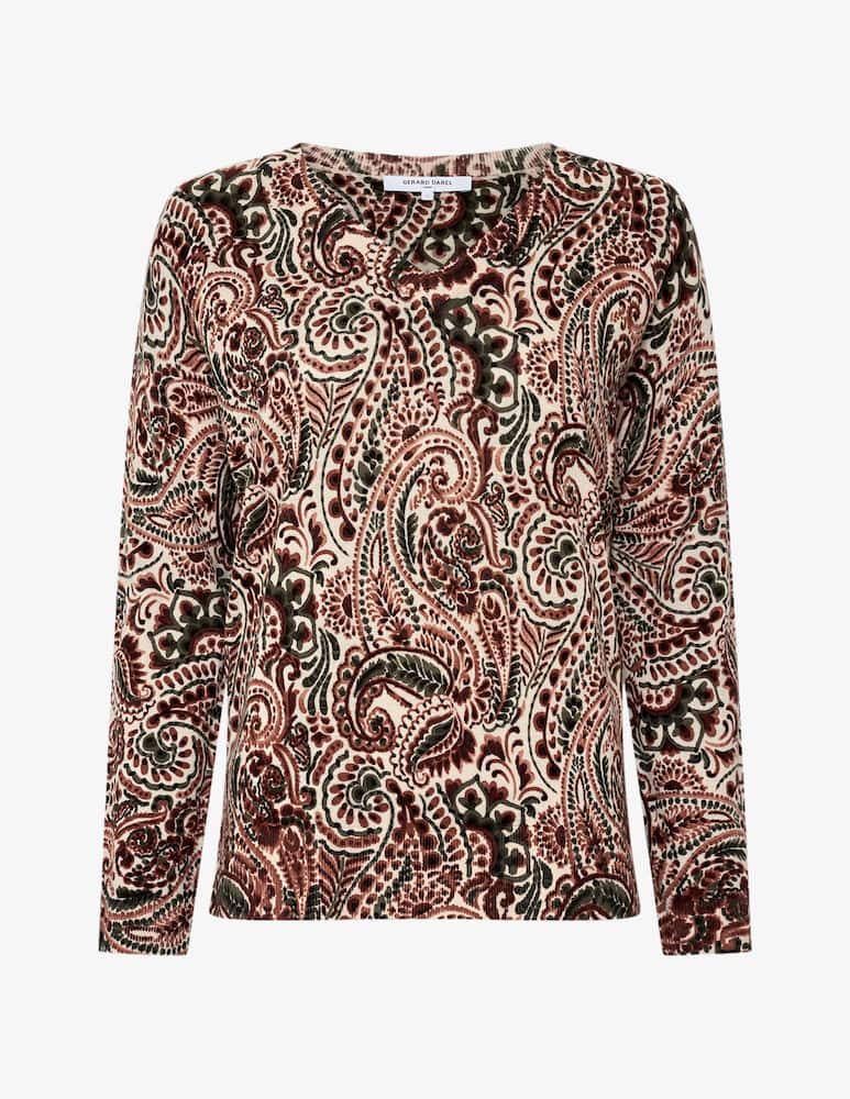 rinascente Gerard Darel Maglia fantasia paisley Emme