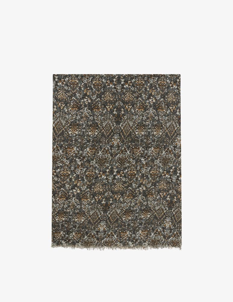 rinascente Gerard Darel Patterned jacquard scarf Rhianon