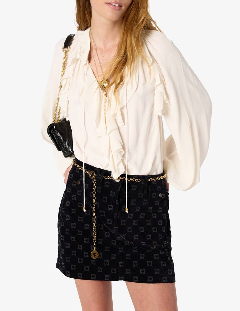 rinascente Gerard Darel Agnella ruffle blouse