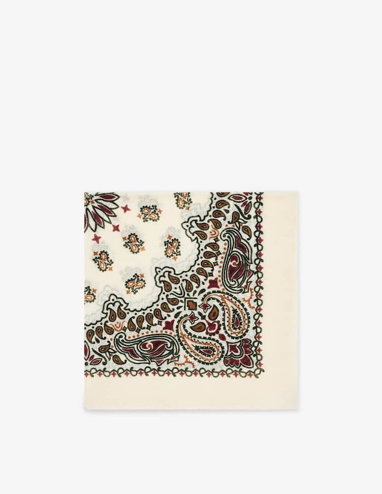 rinascente Gerard Darel Robyn paisley pattern scarf 