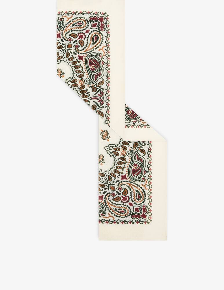 rinascente Gerard Darel Robyn paisley pattern scarf 