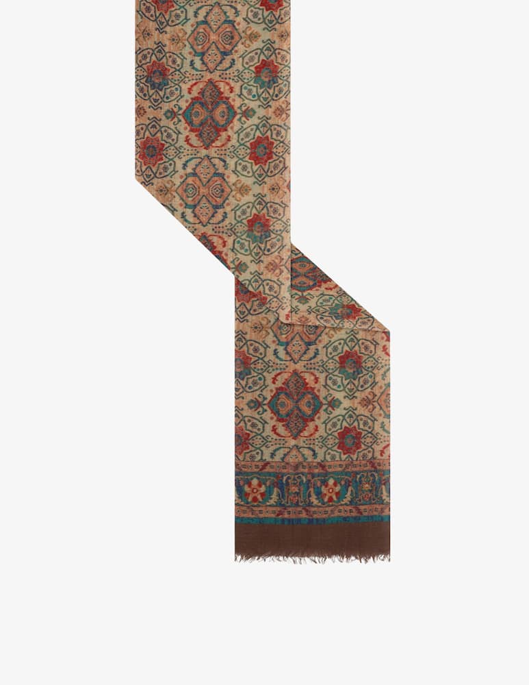 rinascente Gerard Darel Ruby patterned wool scarf