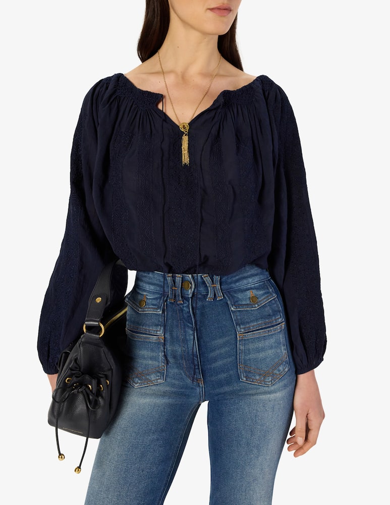 rinascente Gerard Darel Blusa ricamata Aglae