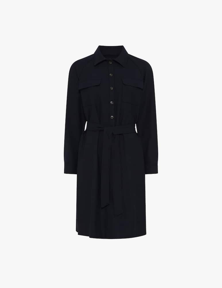 rinascente Gerard Darel Buttoned belted dress