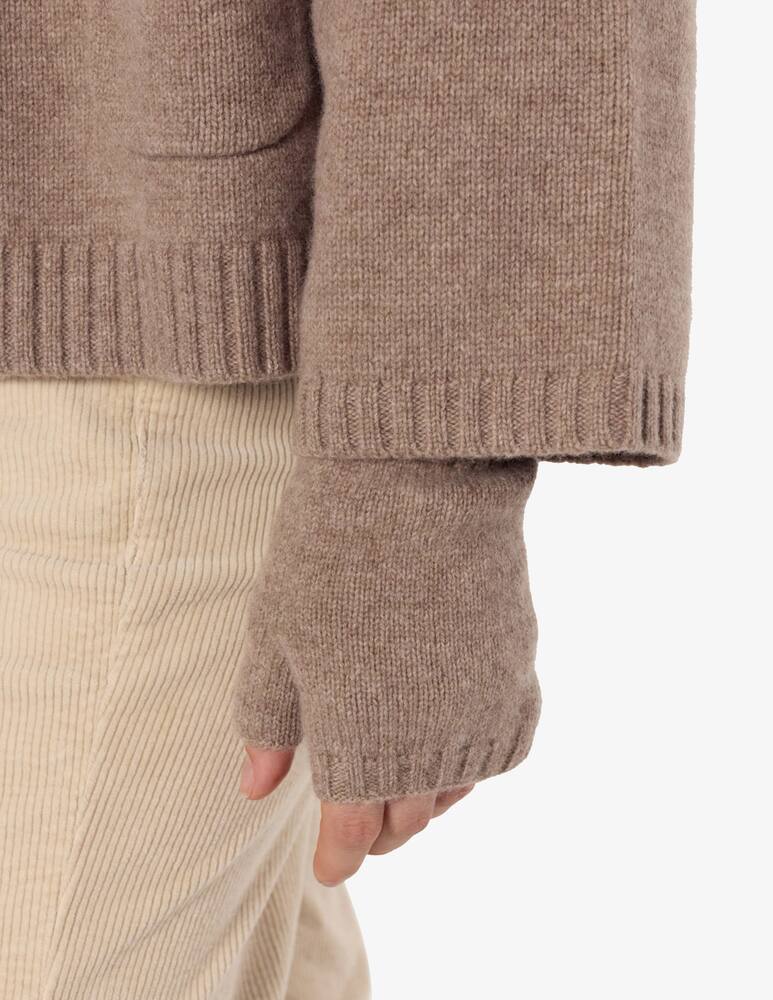 rinascente Gerard Darel Cardigan con collo in pelliccia