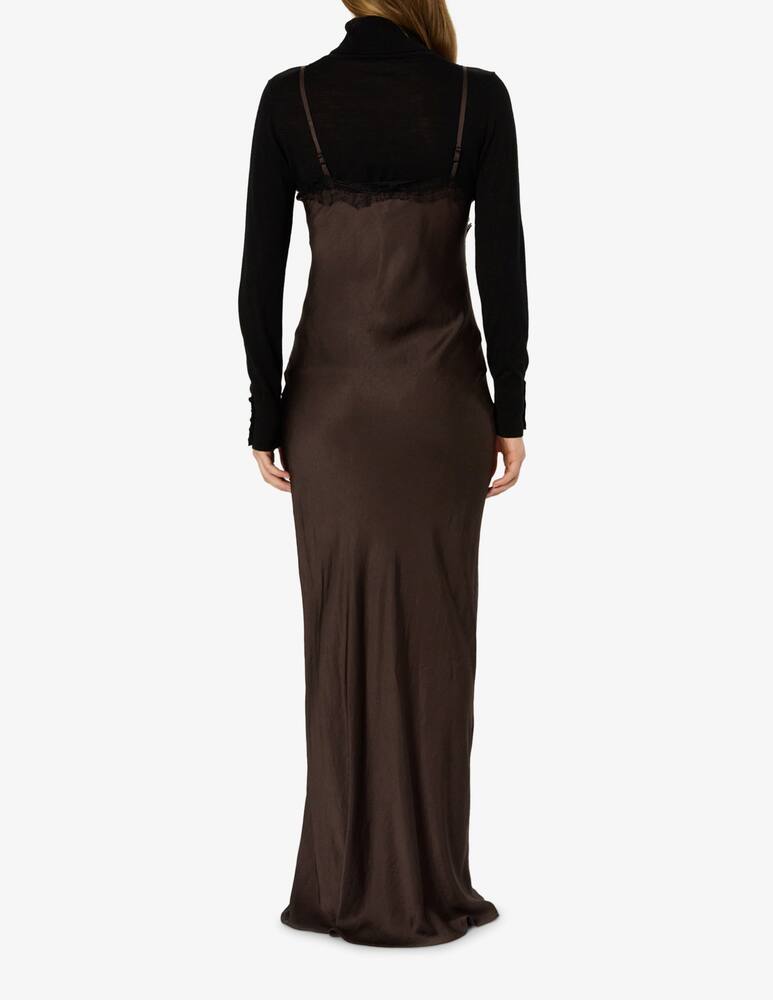 rinascente Gerard Darel Satin slip dress