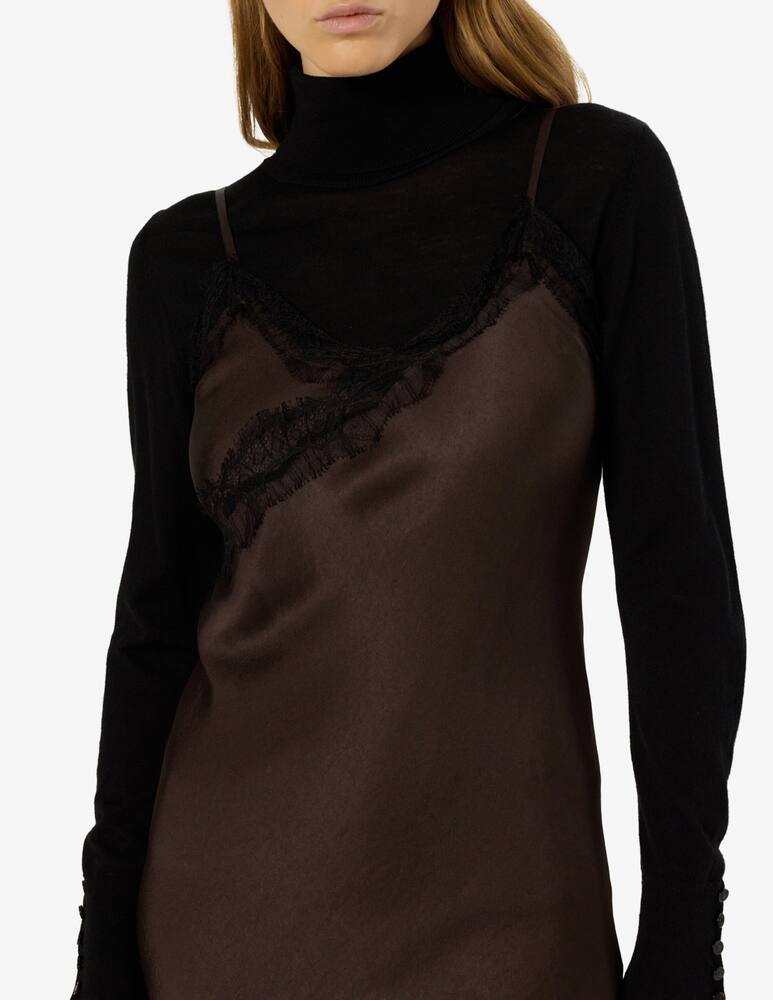 rinascente Gerard Darel Satin slip dress