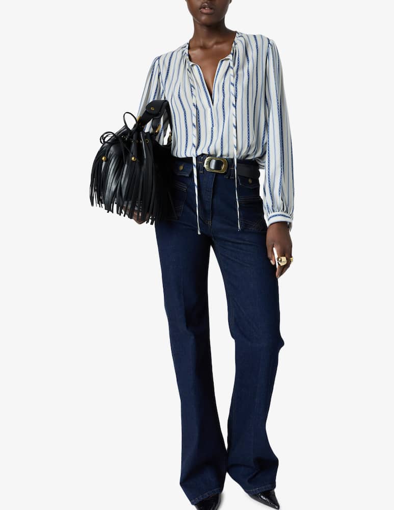 rinascente Gerard Darel Striped v-neck blouse