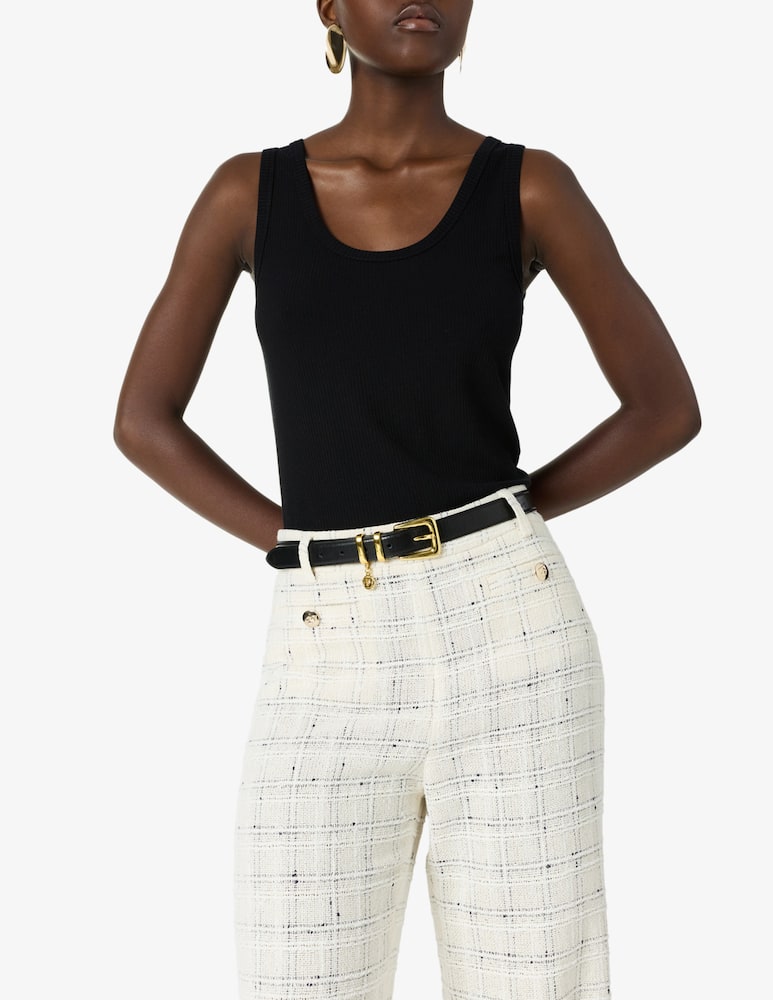 rinascente Gerard Darel Check tweed trousers