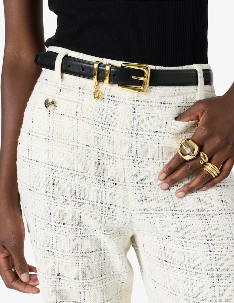 rinascente Gerard Darel Check tweed trousers