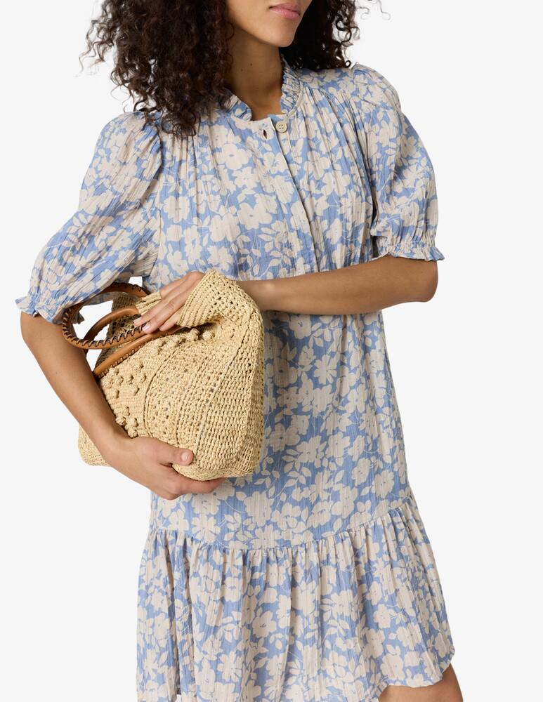 Gerard Darel Floral ruffle mini dress - picture 1 Gerard Darel Floral ruffle mini dress - picture 1