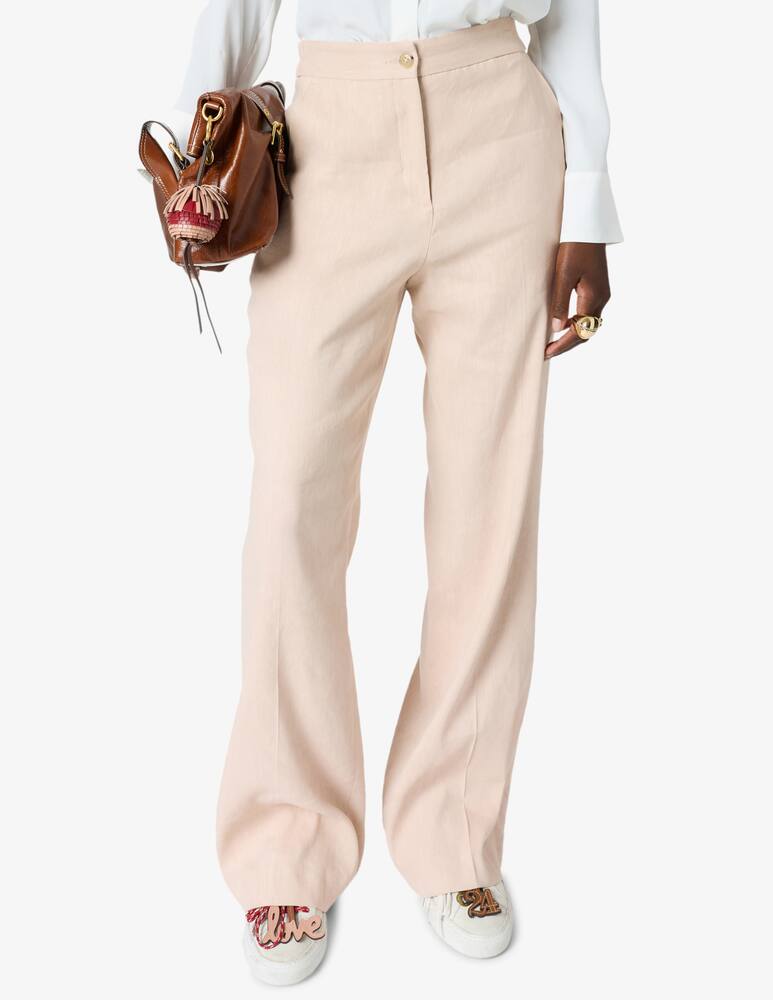 rinascente Gerard Darel Linen blend straight trousers