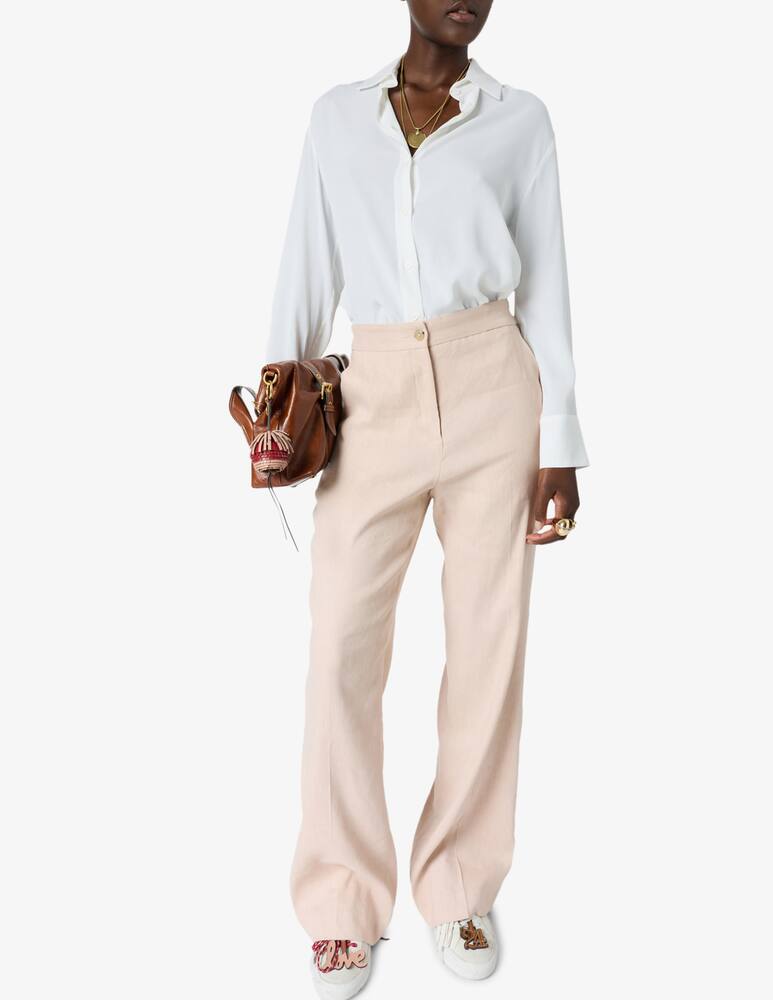 rinascente Gerard Darel Linen blend straight trousers