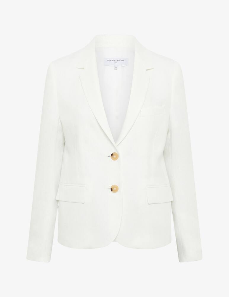 rinascente Gerard Darel Linen tailored jacket