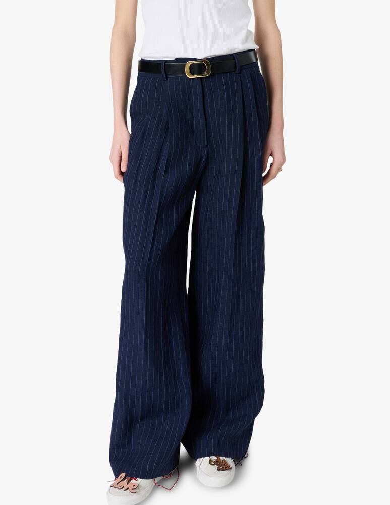 Gerard Darel Pantaloni ampi a righe - immagine 1 Gerard Darel Pantaloni ampi a righe - immagine 1