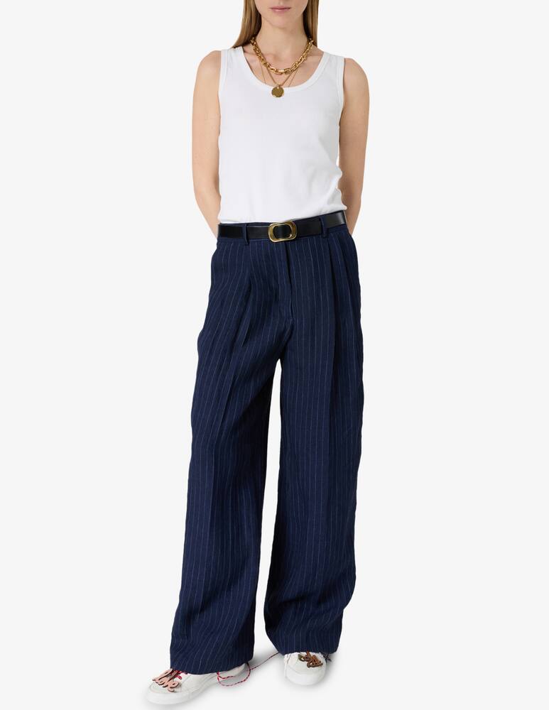 Gerard Darel Pantaloni ampi a righe - immagine 2 Gerard Darel Pantaloni ampi a righe - immagine 2
