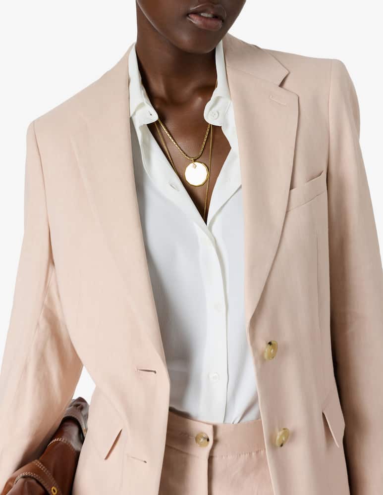 rinascente Gerard Darel Blazer monopetto in lino