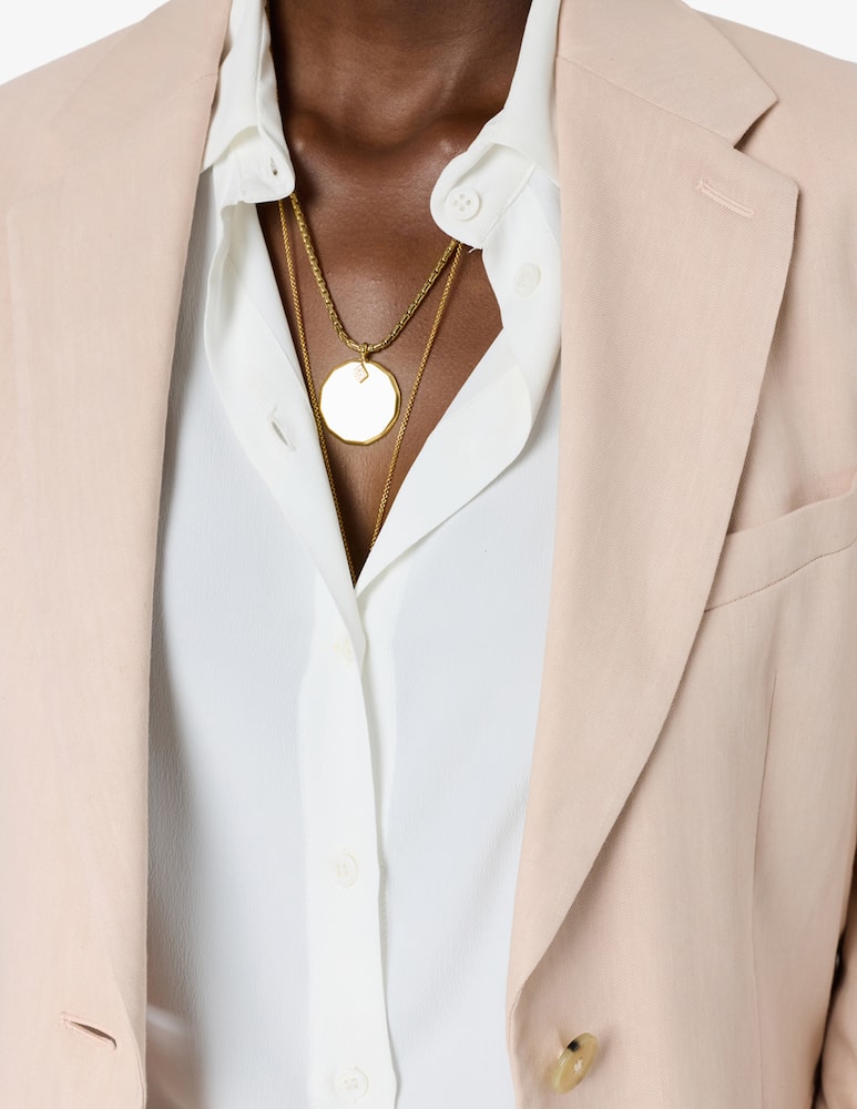 rinascente Gerard Darel Blazer monopetto in lino