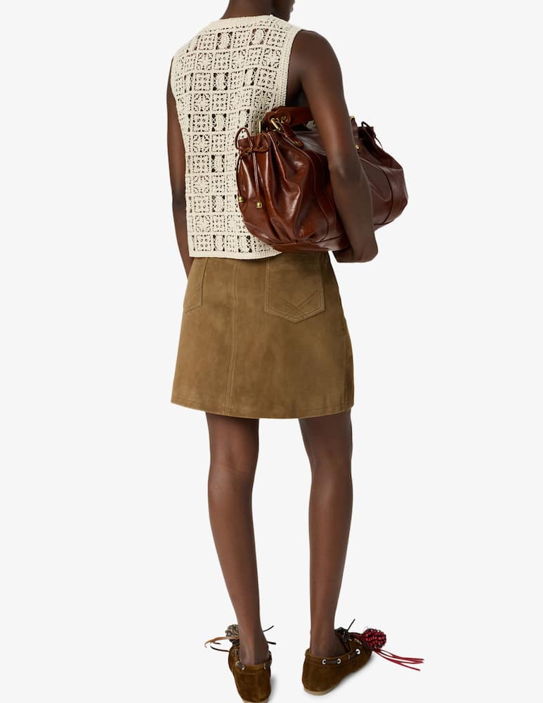 rinascente Gerard Darel Crochet  top vest