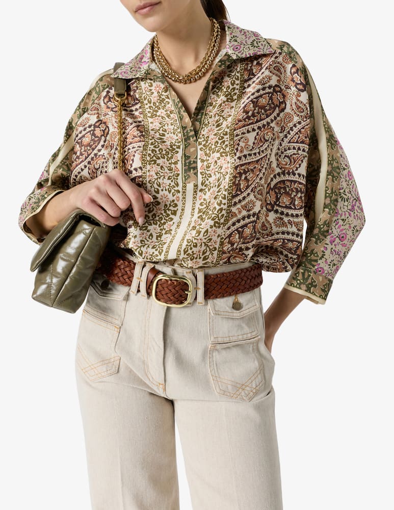 rinascente Gerard Darel Paisley print blouse