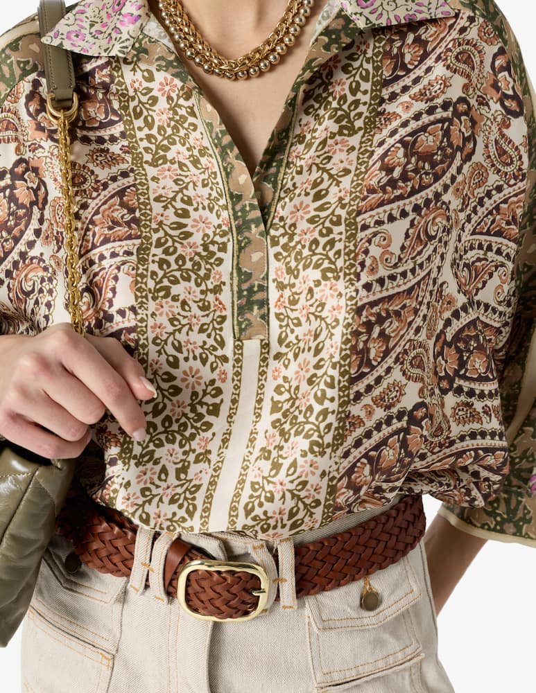 rinascente Gerard Darel Paisley print blouse