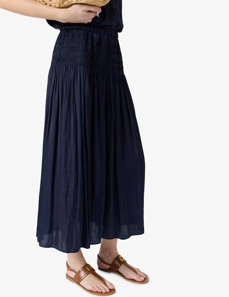 rinascente Gerard Darel Gonna lunga con fascia arricciata