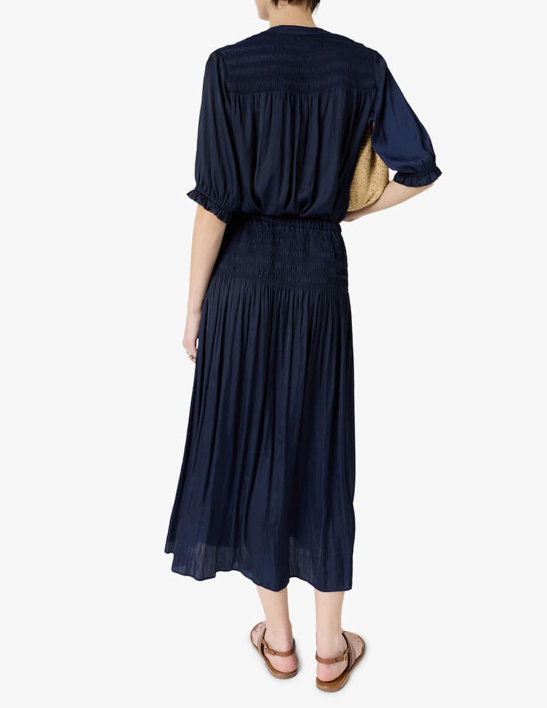 rinascente Gerard Darel Gonna lunga con fascia arricciata