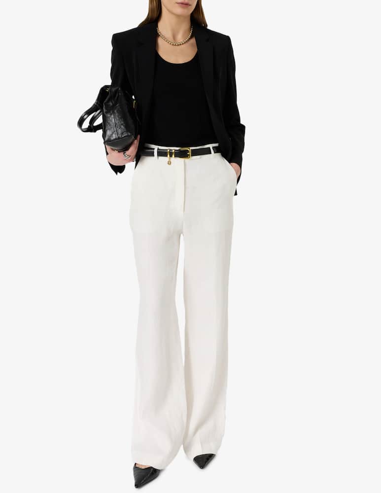 rinascente Gerard Darel Linen wide leg trousers