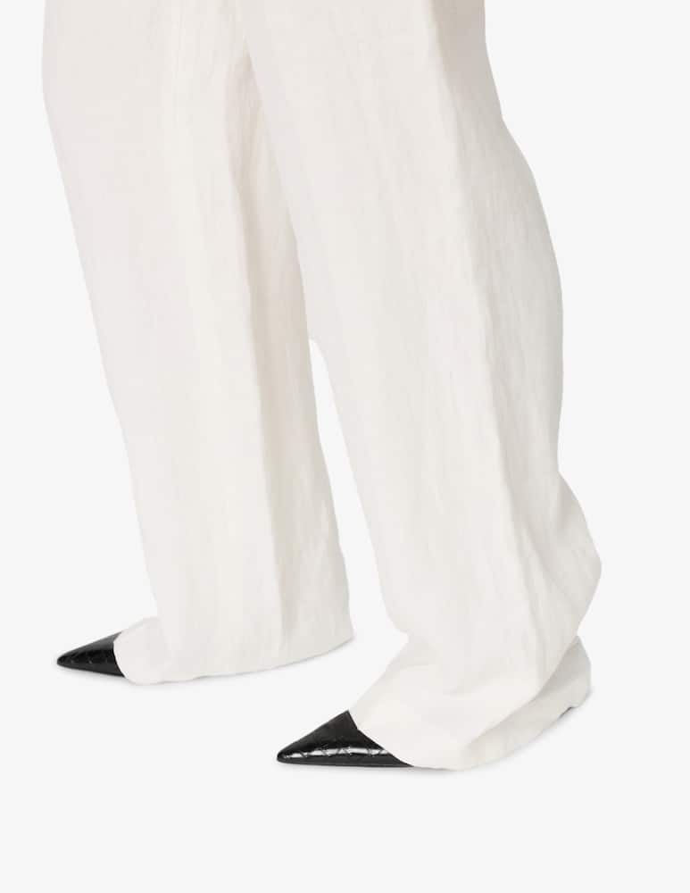 rinascente Gerard Darel Linen wide leg trousers