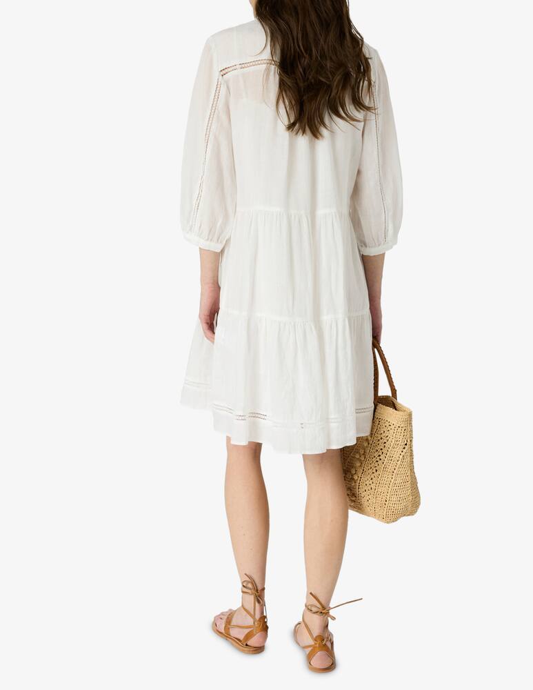 rinascente Gerard Darel Abito corto con inserto pizzo