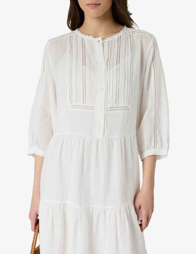 rinascente Gerard Darel Abito corto con inserto pizzo