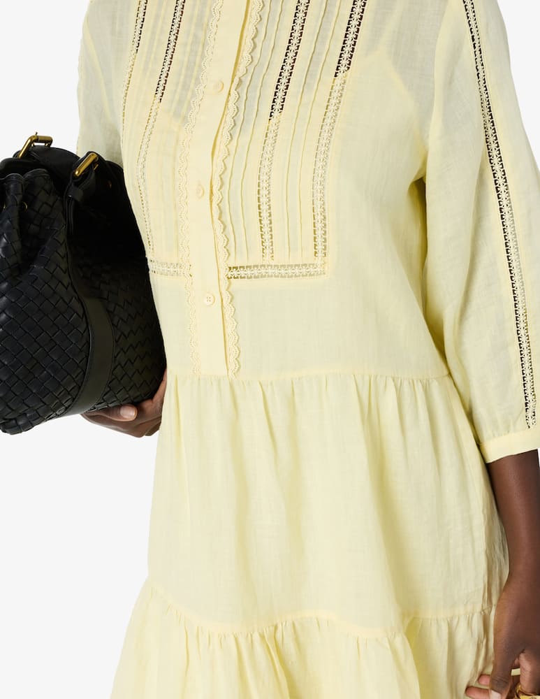 rinascente Gerard Darel Abito midi con inserti in pizzo