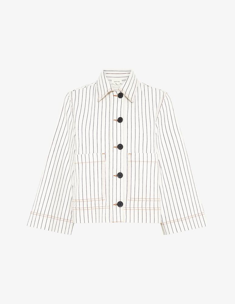 rinascente Gerard Darel Striped denim jacket