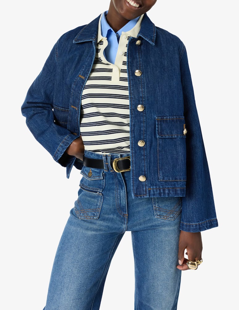 rinascente Gerard Darel Denim utility jacket