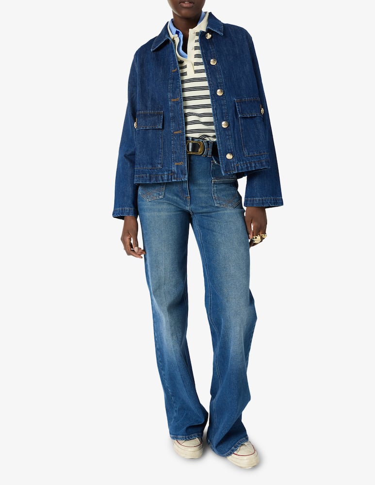 rinascente Gerard Darel Denim utility jacket