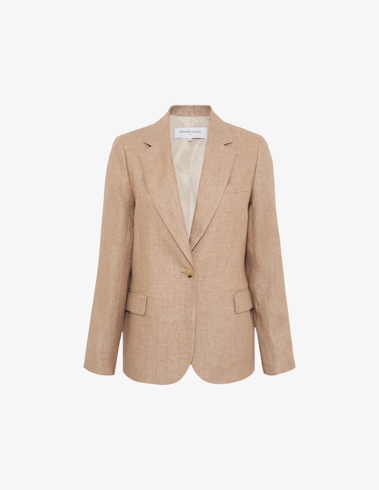 rinascente Gerard Darel Blazer monopetto in lino