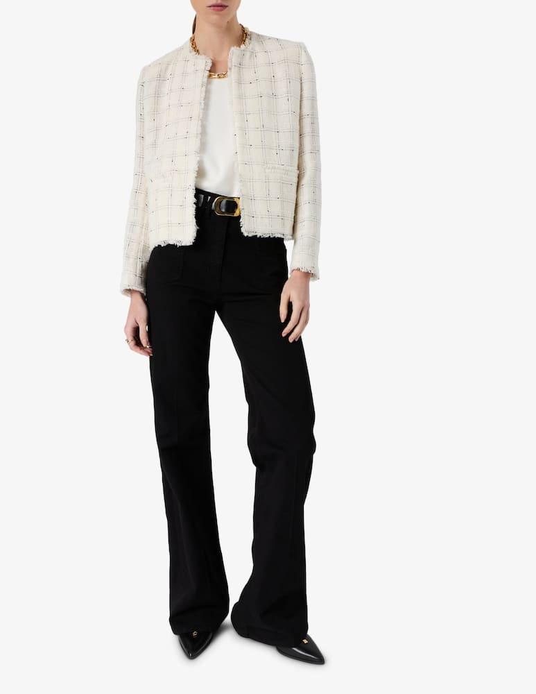 rinascente Gerard Darel Plaid textured jacket