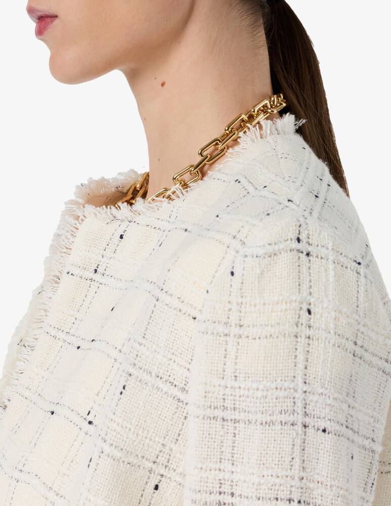 rinascente Gerard Darel Plaid textured jacket