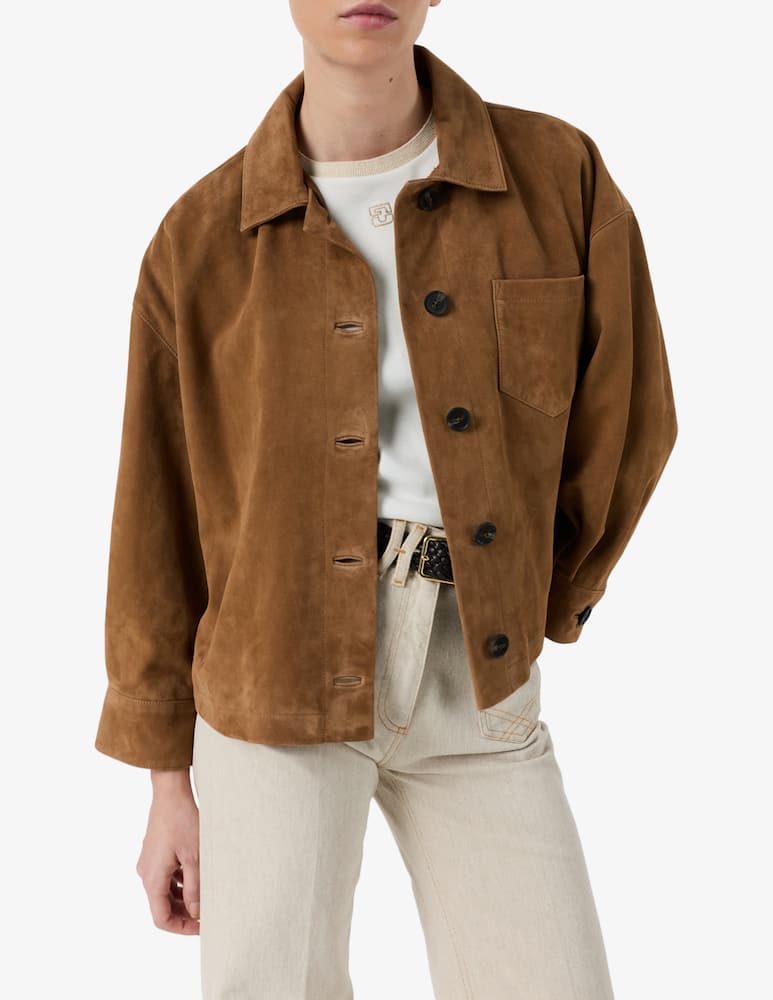 Gerard Darel Leather overshirt - picture 1 Gerard Darel Leather overshirt - picture 1