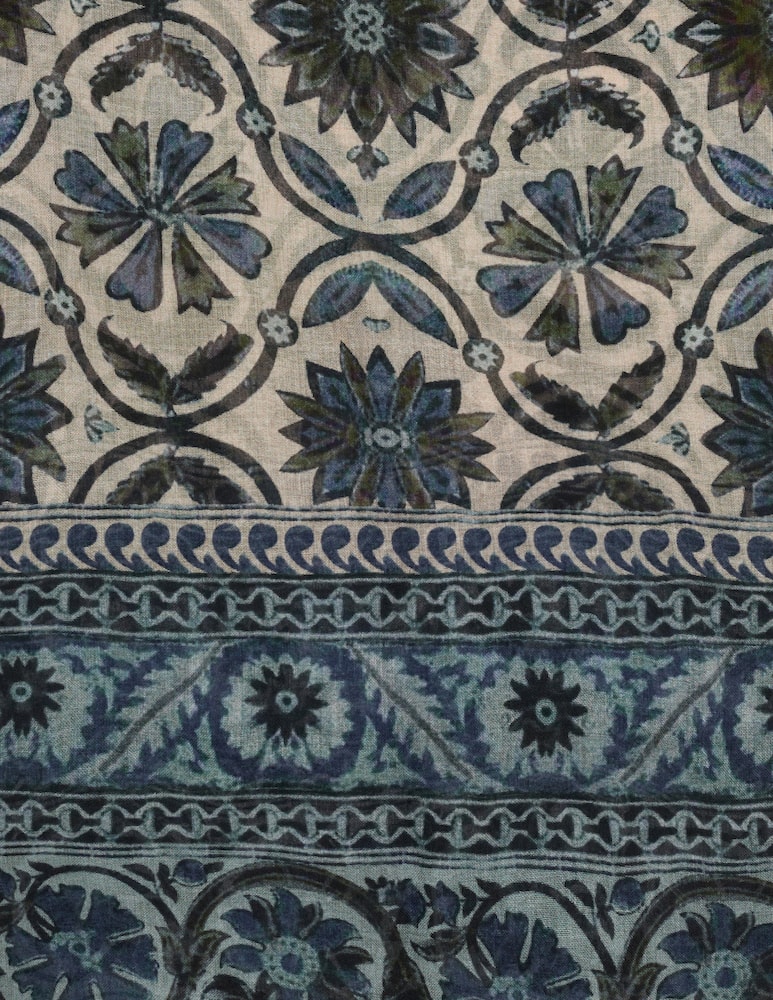 rinascente Gerard Darel Floral mosaic scarf