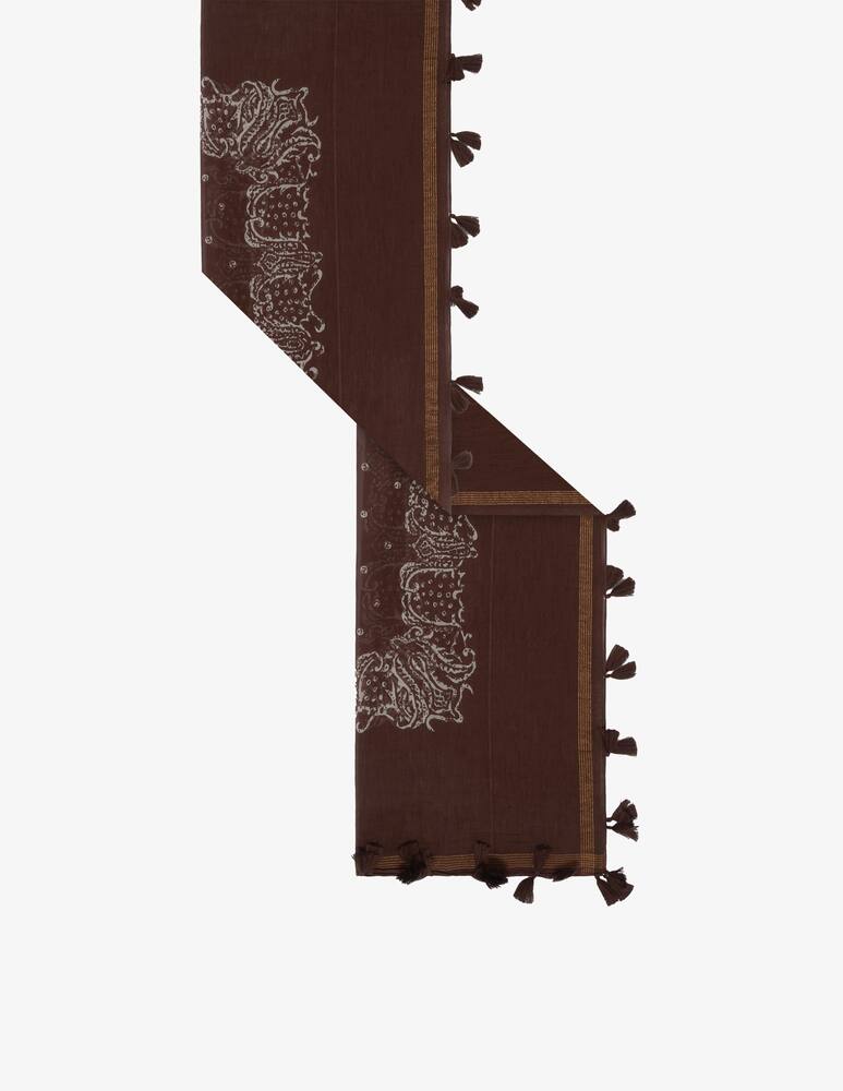 rinascente Gerard Darel Patterned tassel scarf