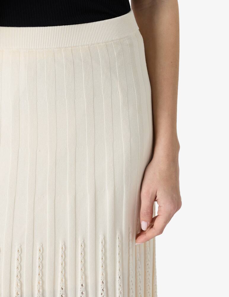 rinascente Gerard Darel Gonna midi plissé in maglia