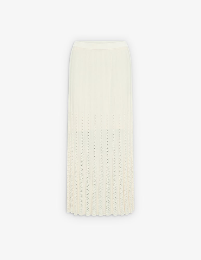 rinascente Gerard Darel Gonna midi plissé in maglia